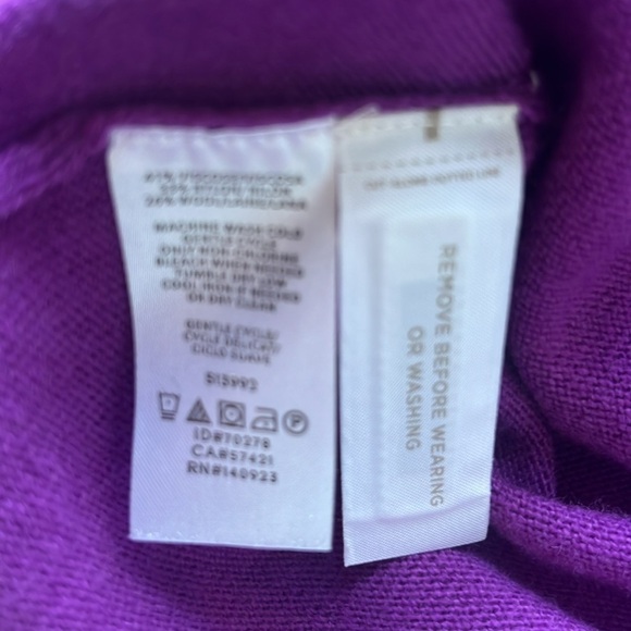 LOFT Purple Everyday Sweater Size Small NWT - Picture 6 of 8